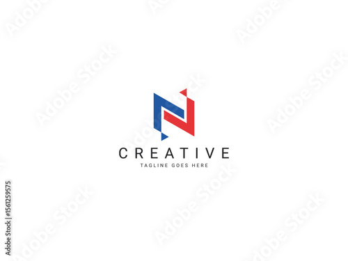 Free Download n modern letter logo - GFXLoad