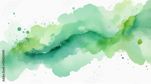 Abstract watercolor background with artistic splashes and colorful textured design