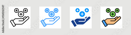 Benefits Icon Collection Set Multiple Style
