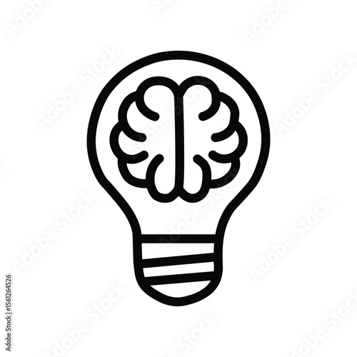 Idea Brainstorming Creativity Innovation Lightbulb Icon
