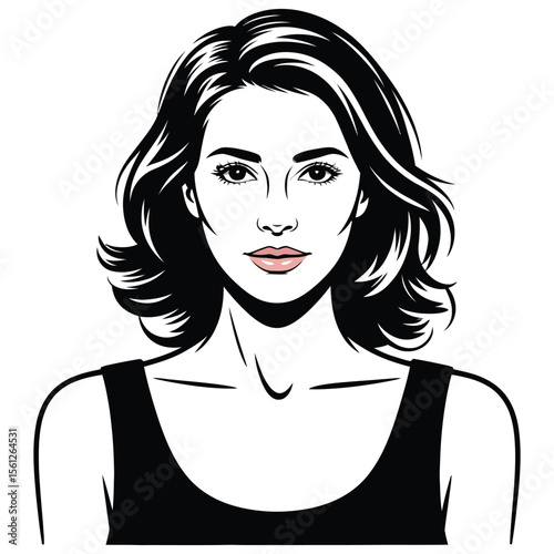 girl with long hair