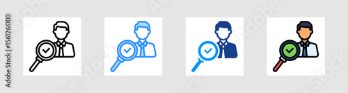 Candidate Icon Collection Set Multiple Style