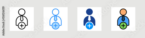Add User Icon Collection Set Multiple Style