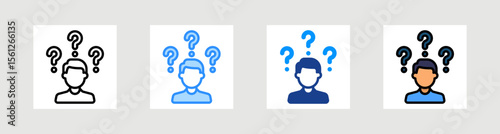 Question Icon Collection Set Multiple Style
