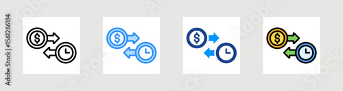 Exchange Icon Collection Set Multiple Style