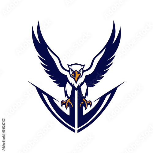 Fierce Eagle Emblem in Flight
