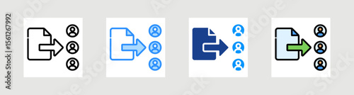 Sharing File Icon Collection Set Multiple Style