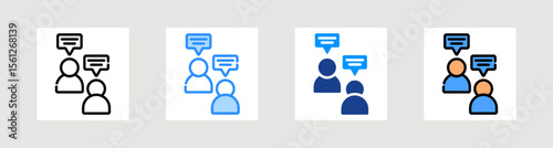 Communication Icon Collection Set Multiple Style