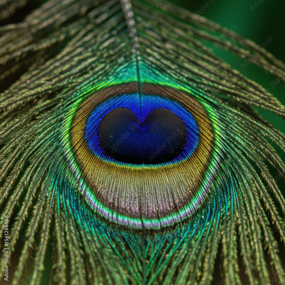 Obraz premium Iridescent Peacock Eye