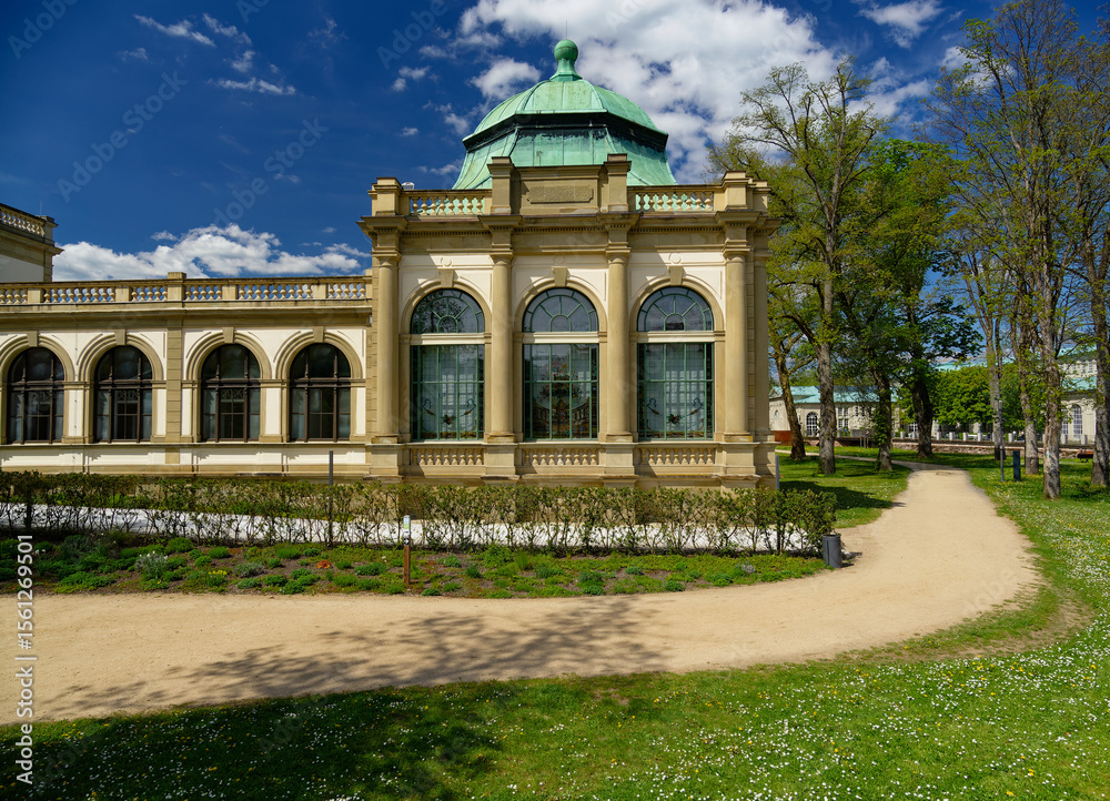 Fototapeta premium Luitpoldbad im Staatsbad Bad Kissingen, Unterfranken, Franken, Bayern, Deutschland