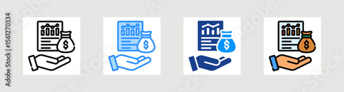 Costs Icon Collection Set Multiple Style