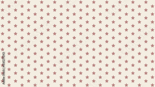 Seamless star pattern on cream background with dusty pink stars. Cute celestial wallpaper, baby fabric, pastel nursery decor, kids wrapping paper, kawaii vector repeat design.