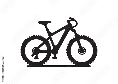 Mountain bike bicycle cycle Silhouette Vector
