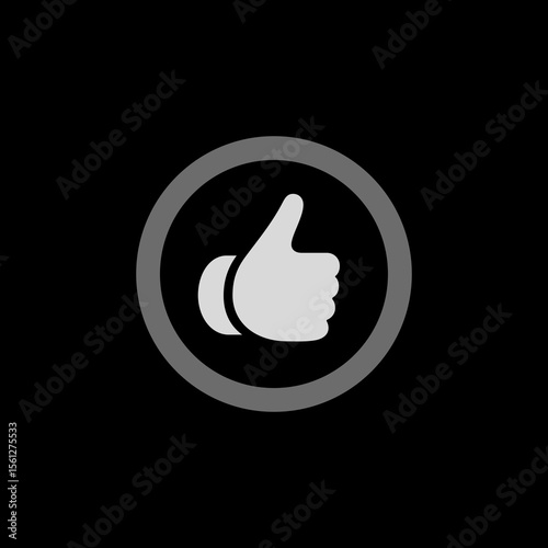 Thumbs Up Circle Icon
