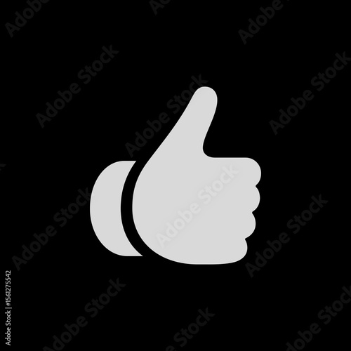 Filled Thumbs Up Icon