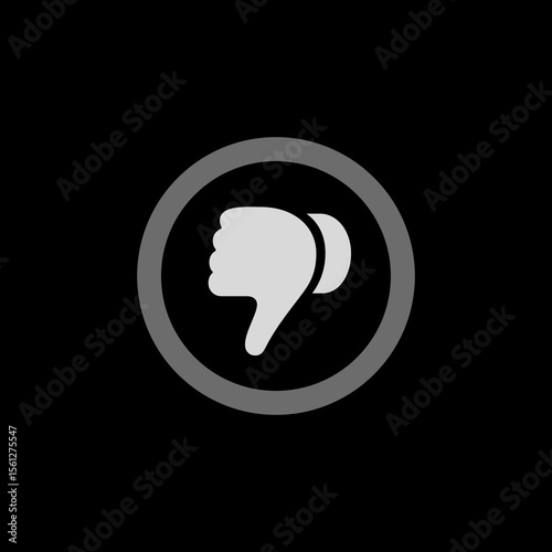 Thumbs Down Circle Icon