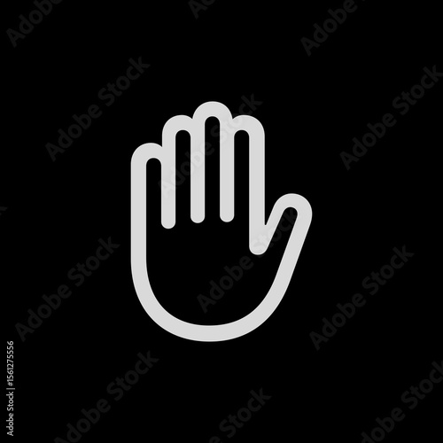 Hand Raised Icon