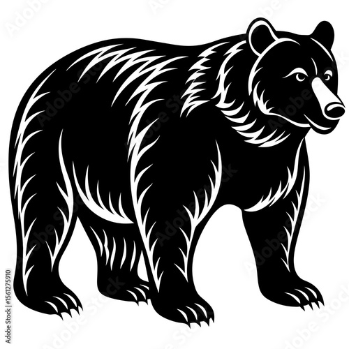 black bear silhouette