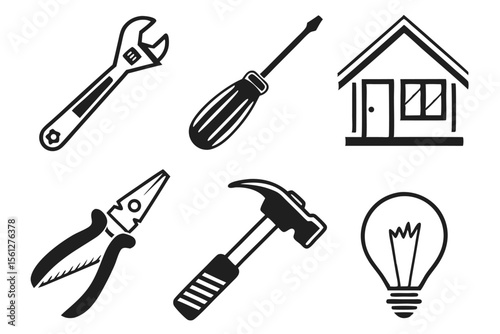 tools icon set