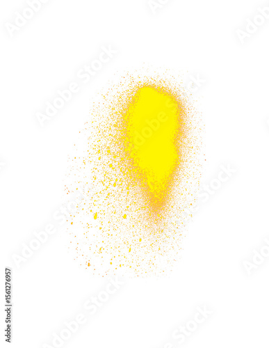 Wallpaper Mural Luminous Yellow Spray Paint Effect on Clear Backdrop A Vibrant and Eye-Catching Design Element for Modern Graphics and Urban-Inspired Art with a Street Style Vibe Torontodigital.ca