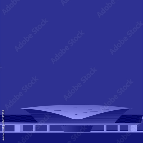 Canvas Print Dubai Metro Station