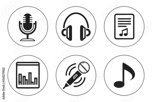 music icon set