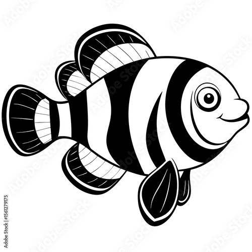 vector illustration of cartoon bee