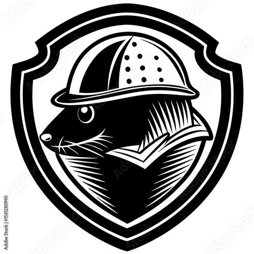 shield with helmet