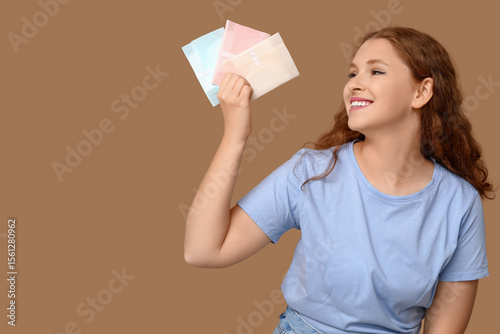 Beautiful young woman with ...