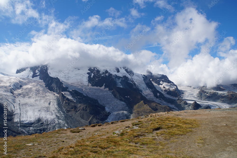 Fototapeta premium Panoramic view from Gornergrat - Zermatt, Switzerland