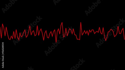 Red audio wave Pulse -  Spectrum Visualization
 Retro Wave Lines 