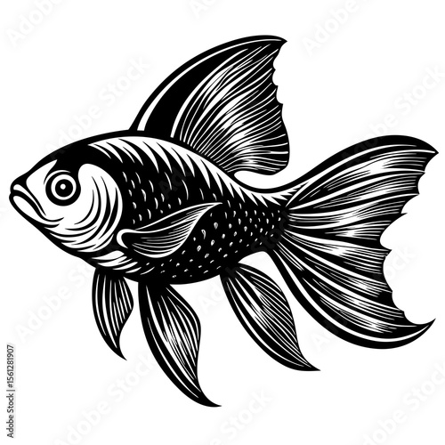 fish tattoo vector