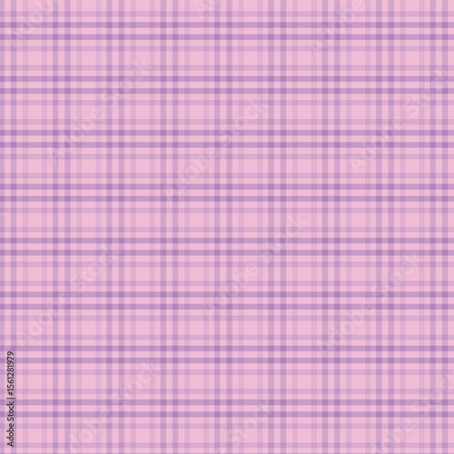 Soft Pink and Lilac Plaid Seamless Pattern Background