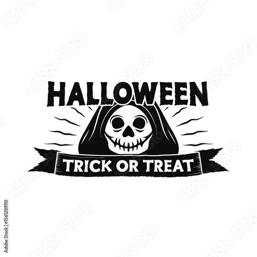 Halloween flying evil spirit vector silhouette black Ghosts Silhouette Vector Illustration Premium AI-generated vector