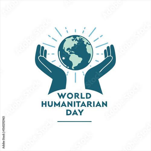 Hands holding the earth symbolizing global humanitarian aid and support