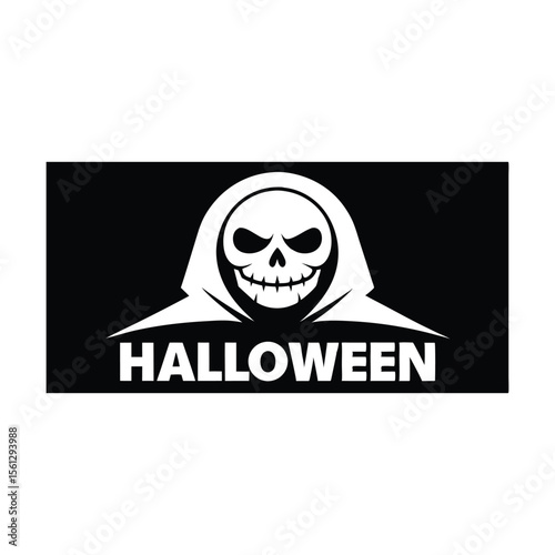 Halloween flying evil spirit vector silhouette black Ghosts Silhouette Vector Illustration Premium AI-generated vector