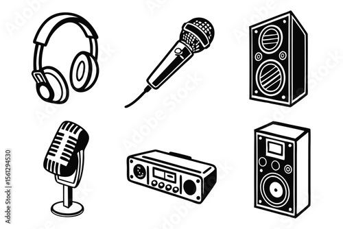 vector microphone icon