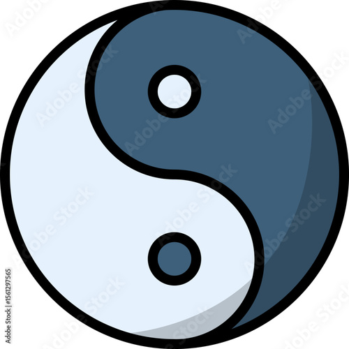 Yin and Yang Symbol Harmony, Balance, and Duality