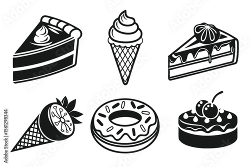 set of ice cream