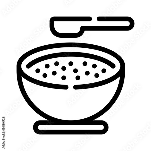 minestrone line icon