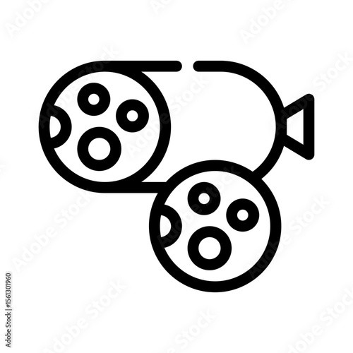 salami line icon