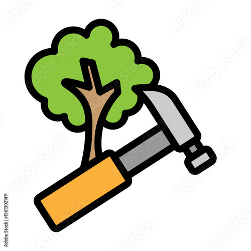 Develop Enviroment Vector Filled Icon Design