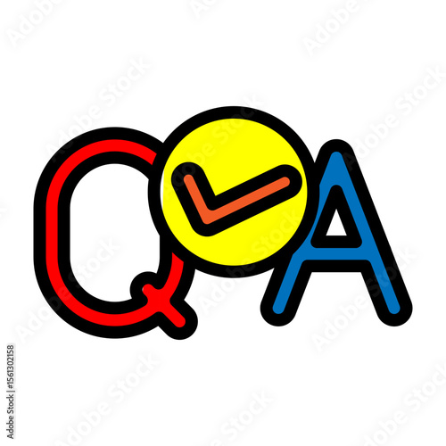 QA Approved Vector Filled Icon Design
