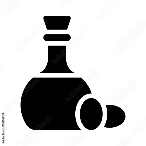 olive oil glyph icon