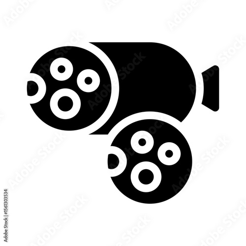 salami glyph icon