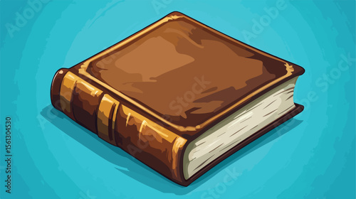 Modern Flat Vector Illustration of Education Supplies with Books