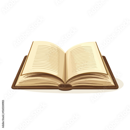 Professional Book Vector and Illustrator Isolated on White Background