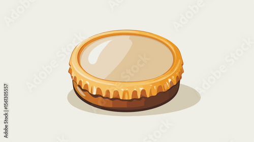 Bottle Cap Illustration Presentation Concept