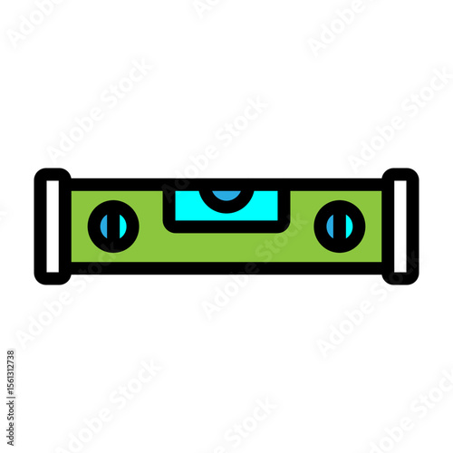 Level Tool  Vector Filled Icon Design