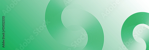 Clean natural green color gradation with pale tone paint on environmental friendly cardboard box blank paper texture background with space minimal style